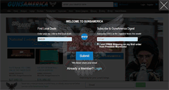 Desktop Screenshot of gunsamerica.com